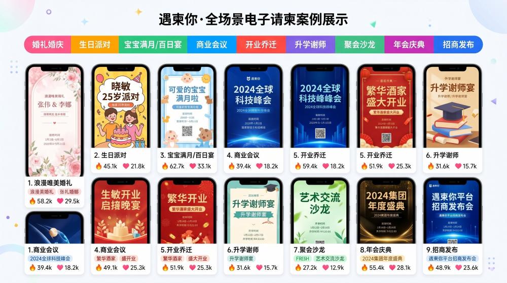 请柬翻车太掉价？零基础3分钟，轻松搞定高级感电子邀请函